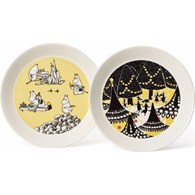 Talerze Arabia Finland Muminki Yellow & Hurray 19