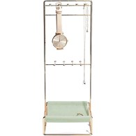 Stojak na biżuterię Stackers Scoop zielono-złoty