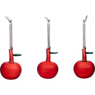 Bombki Iittala Apple czerwone 3 szt.