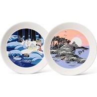 Talerze Arabia Finland Muminki Snowlant 19 cm 2 sz