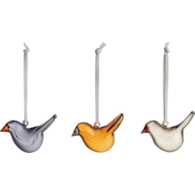 Dekoracje świąteczne Birds mini kolorowe 3 szt.