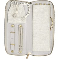 Pudełko podróżne na biżuterię z miejscem na pierśc