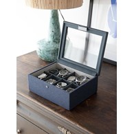 Pudełko na zegarki Stackers Canvas ośmiokomorowe n