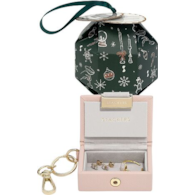Brelok do kluczy Stackers Nano in Bauble różowy w