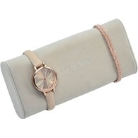 Poduszka na zegarki Stackers jasnoszara velvet